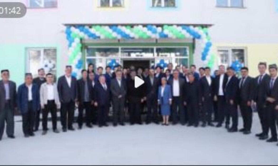 NAVRO‘Z BAYRAMI ARAFASIDA DAVLATOBOD TUMANIDA YANA BIR TA’LIM DARGOHI FOYDALANISHGA TOPSHIRILDI
