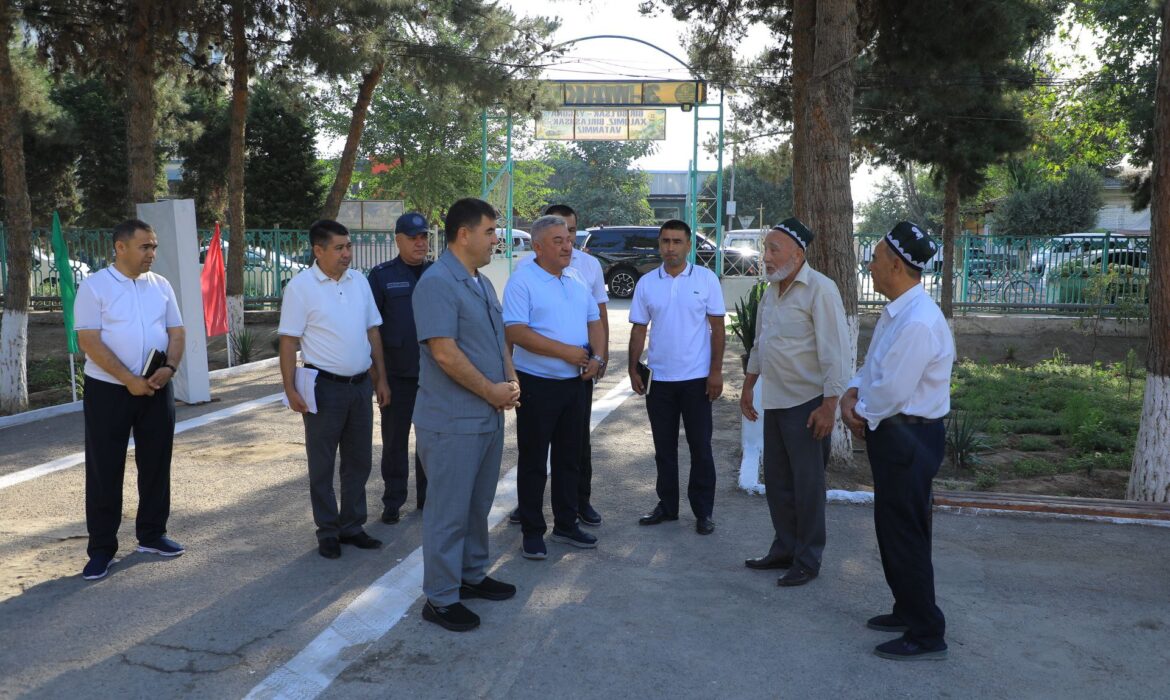Namangan tumanida “Dolzarb 90 kun” doirasidagi ishlar oʻrganildi