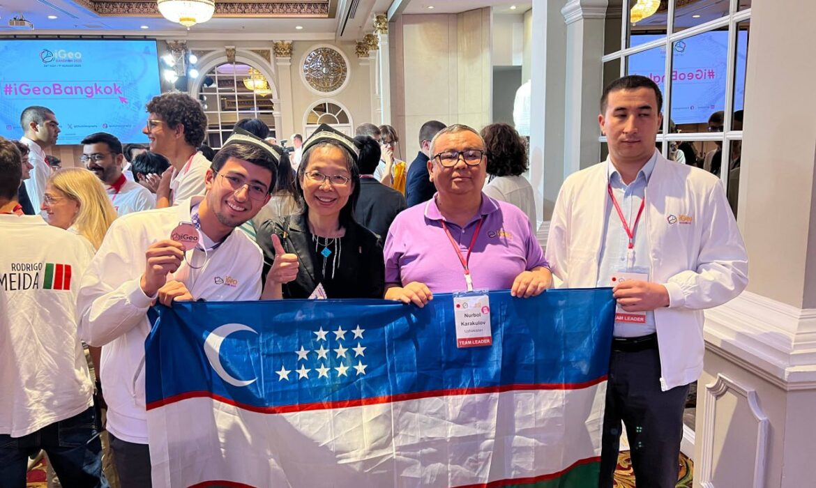 NAMANGANLIK OʻQUVCHI XALQARO OLIMPIADADA BRONZA MEDALINI QOʻLGA KIRITDI