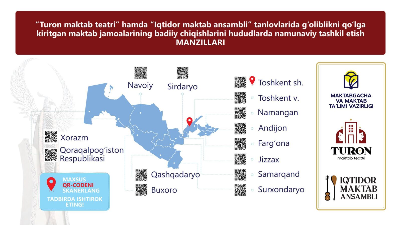 Iste’dodli o’quvchilarning bayram tuhfasi katta sahnalarda!